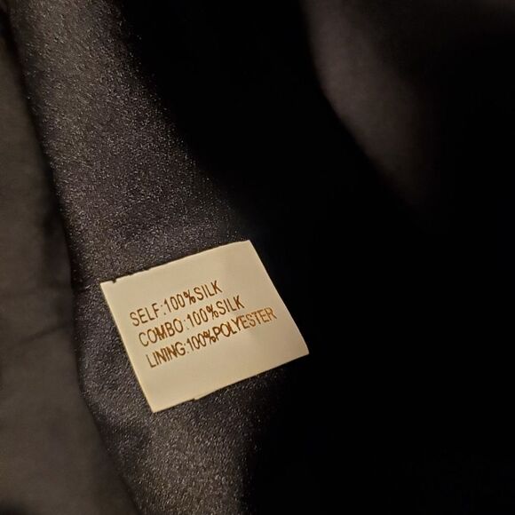 Marchesa Notte Black Silk Ruffle Mini Dress Elegant Party Cocktail Dress - Picture 11 of 15